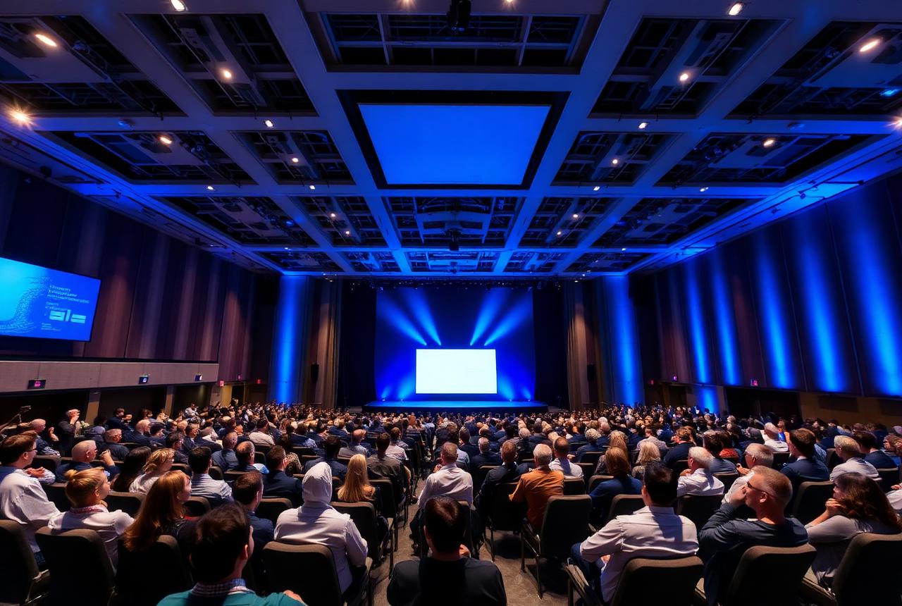 Scientists attending a Takara Bio conference session
