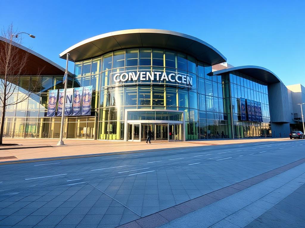 Convention centre entrance